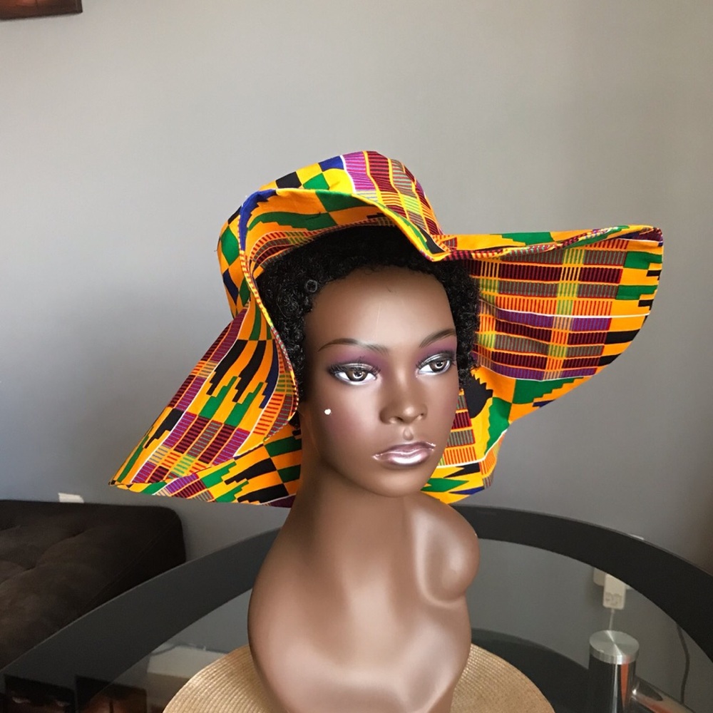 African Print Ankara Flared Hat by Iramdesigns